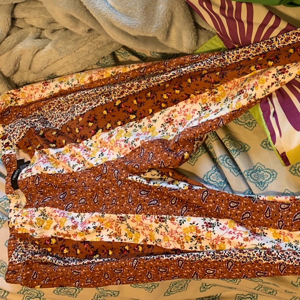 Forever 21 funky boot cut pants